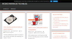 Desktop Screenshot of blog.mcbachmann.de